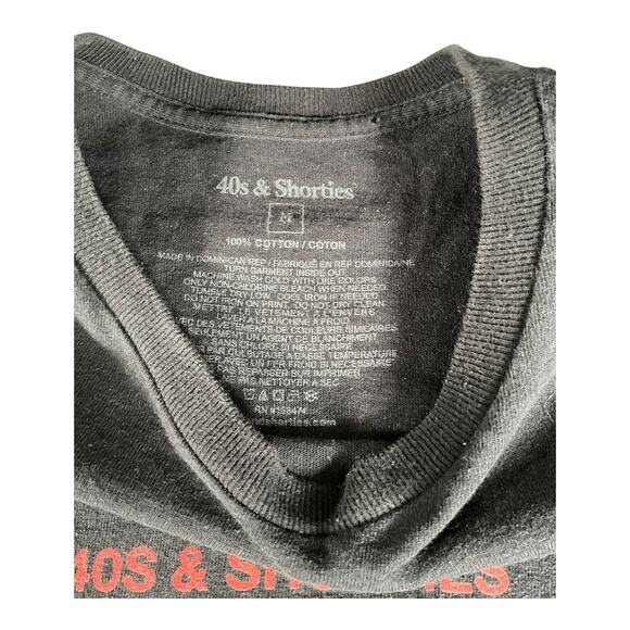40's & Shorties Black Medium & RSQ Gray Small  Two Pack T-Shirts 100% Cotton Men - Picture 7 of 12